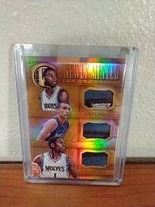Triple Relic Timberwolves Card - #d25