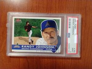 2001 Fleer Randy Johnson - PSA9