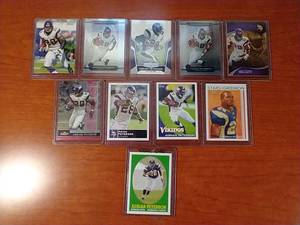 10 Adrian Peterson Cards - Including Rookie