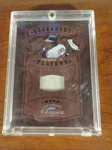 Rod Carew Game Worn Relic Card - #d10