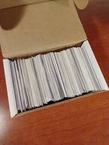 Box of Football Cards