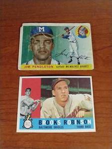 1960 Brooks Robinson Card  1955 Card