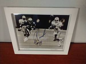 Signed Jay Novacek Photo in Frame