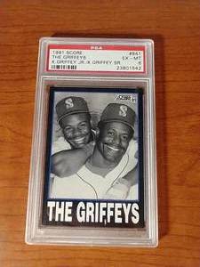 Ken Griffey Jr.Sr. Card - PSA Graded