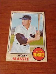 1968 Mickey Mantle Card