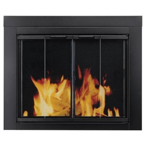 lot 350 image: Glass Fireplace Doors