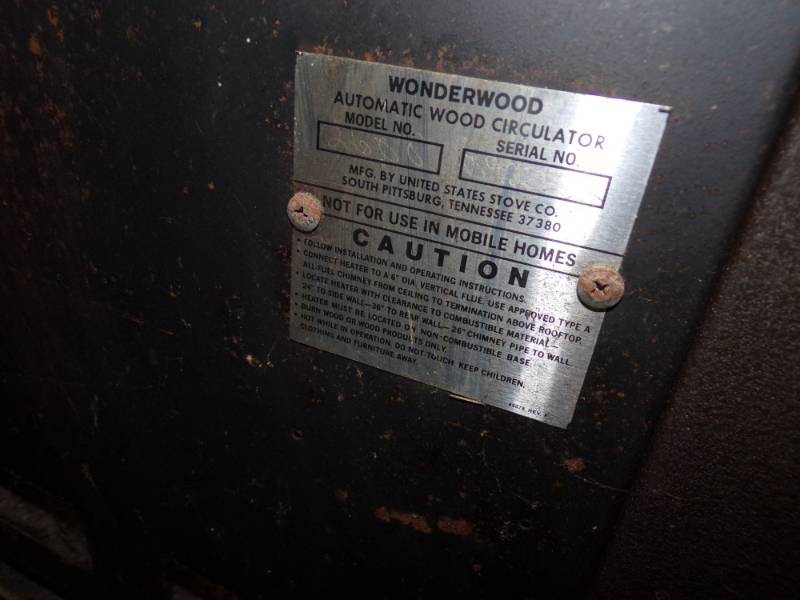 Wonder Wood Automatic Wood Circulator Wood heater | Advanced Sales  Consignment Auction #310 | K-BID