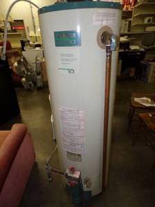 lot 9 image: 50 Gallon Propane Heater