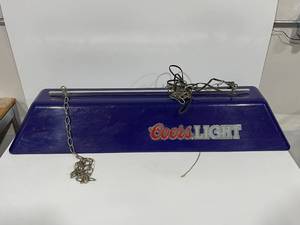 lot 16 image: Coors Light Pool Table Light