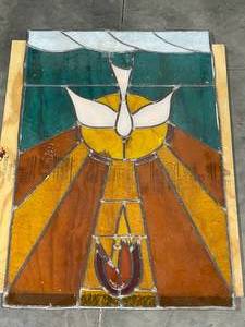 lot 95 image: Stained Leaded Glass