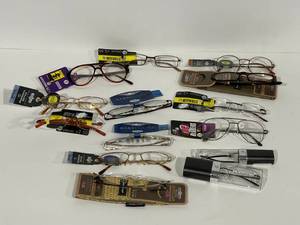lot 91 image: Lot of New Reading Glasses