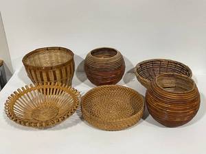 lot 47 image: Woven Baskets