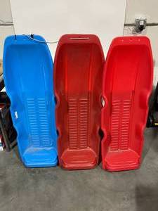 lot 93 image: Plastic Sleds