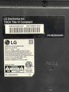 lot 51 image: LG Wireless Subwoofer
