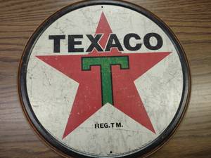 lot 80 image: Texaco Tin Sign, 12...