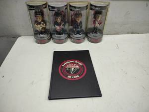 lot 4 image: Rolling Stones Bobble Heads (Bobble...