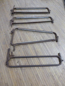 4 Vintage Stanchions