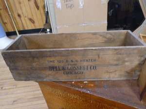 Vintage Wooden Chest and Crates