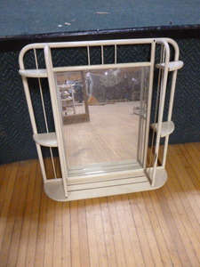 Vintage Mirror with Shelves