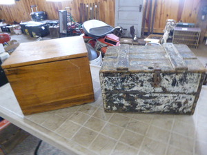 2 Wooden Boxes