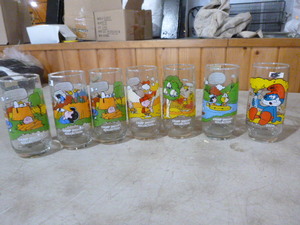 6 Camp Snoopy Collection Drinking Glasses