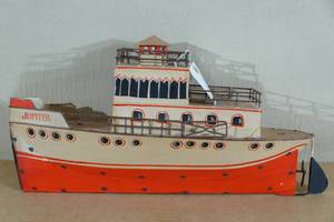 lot 199 image: Jupiter Sea Cruise Tin Ship Toy
