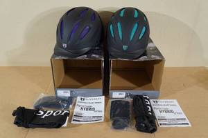 lot 175 image: 2 Tipperary Sportage Hybrid 8700 Riding Helmets