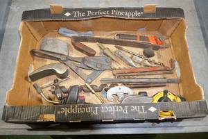 lot 120 image: Hand Tools - Large Drill Bits, Torch Head