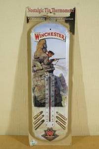 lot 59 image: Nostalgic Tin Thermometer - Winchester