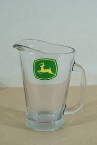 lot 66 image: John Deere Glass Beer Pitcher