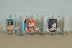 lot 67 image: Novelty Risque Temperature Activated Glasses