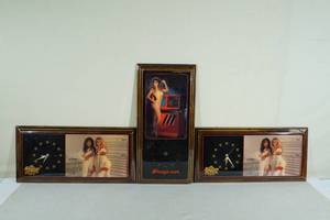 lot 83 image: Vintage Snap-On Tools Wood Wall Clocks