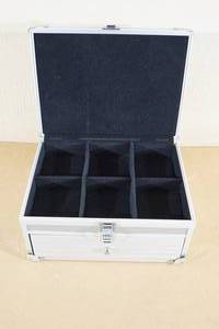 lot 37 image: Creative Memories Metal Jewelry Box