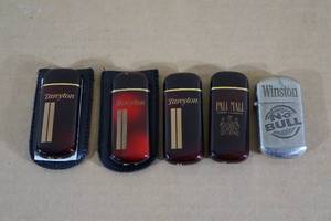 lot 48 image: Vintage Butane Lighters - Pall Mall, Winston, Tareyton