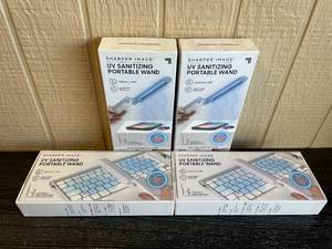 lot 246 image: 4 Sharper Image UV Sanitizing Portable Wands
