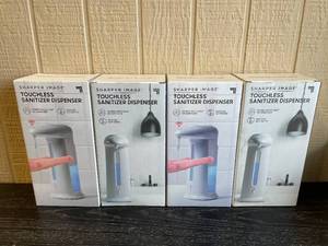 lot 248 image: 4 Sharper Image Touchless Sanitizer Dispensers