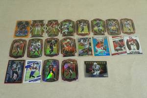 lot 118 image: Football Cards - Die Cuts, Mathieu, Mack, Bosa, Zeke