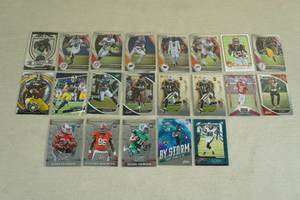 lot 125 image: Football Cards - Moore, Aiyuk, Smith, Etienne, Lamb