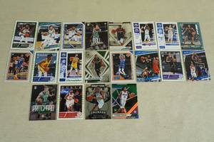 lot 113 image: Basketball Cards - Edwards, Ball, Zion, Luka, LeBron