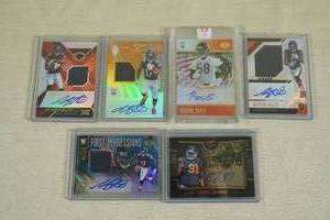lot 72 image: Chicago Bears Insert Cards - Miller, Smith, Goldman