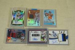 lot 73 image: Football Insert Cards - Ajayi Auto, Gallup AutoJersey
