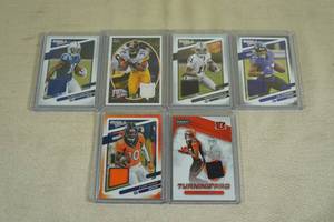 lot 76 image: Jersey Football Cards - Higgins, Jeudy, Dobbins, Campbell
