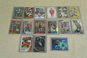 lot 77 image: Football Cards - OBJ, Lamar Jackson, Metcalf