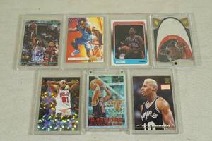 lot 63 image: Basketball Cards - Rodman, Mashburn, Donny Marshall