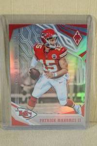 lot 33 image: 2018 Panini Phoenix Patrick Mahomes II #48 Prizm Football Card