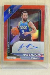 lot 47 image: 2020-21 Panini Prizm J J Barea National Pride Auto Card #NPS-JJB