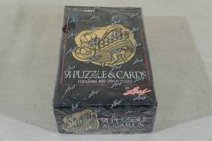 lot 14 image: Box of 1991 Leaf Studio Baseball Card Packs