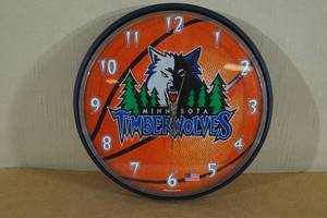 lot 7 image: Minnesota Timberwolves Wall Clock