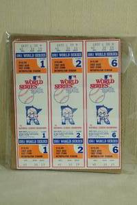 lot 6 image: 1981 World Series Tickets