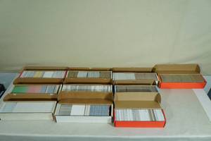lot 131 image: Boxes of Sports Cards - Mostly Baseball - Mid 80s-Late 90s
